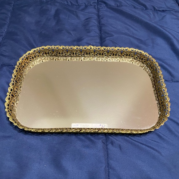 Accents Antique Vintage Vanity Mirror Tray Poshmark